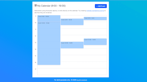 Calendar App